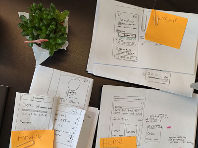 Design Sprint Wireframing app design design sprint user experience ux ux design