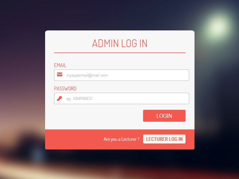 EduHub | Login Box by Sambruce Joseph on Dribbble