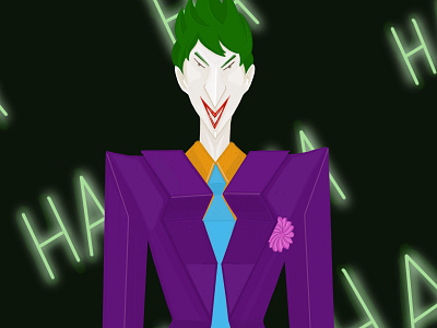 Joker adobe character design creative cloude digital painting illustration illustrator joker painting photoshop