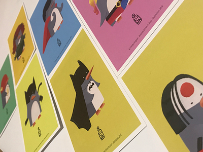 Penguin postcards