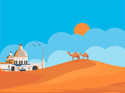 Camels on a Desert Humph