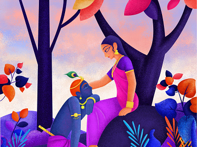 Radha Krishna designs, themes, templates and downloadable graphic elements  on Dribbble