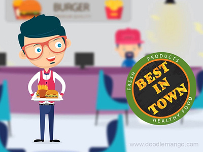 Burger Guy - Character illustrations animation animation 2d beauty burger burger guy creative art creative illustration design digital art illustration