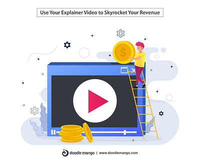 Use Your Explainer Video to Skyrocket Your Revenue. art creative art creative illustration design explainer video illustration