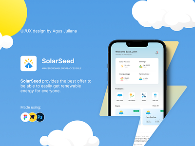 SolarSeed : Renewable Energy App Design