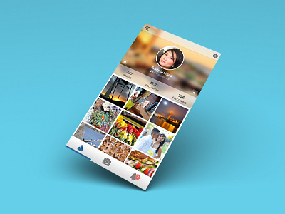 Photo Sharing Profile | UI, iPhone, App