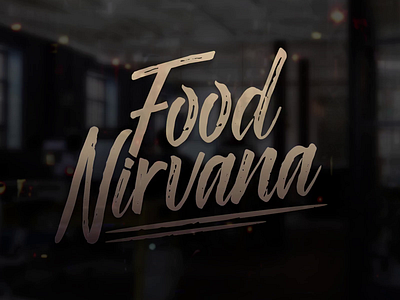 Food Nirvana brand brand identity branding branding design design font design identity illustration logo logo design logodesign logomark logotype typography