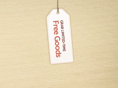 Creative Market Hangtag creative market free goods hangtag string