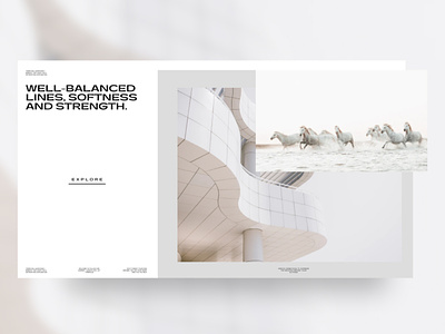 White landingpage | Clean, modern & minimalistic