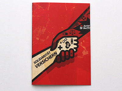brochure cover illustration brochure hands illustration insurance love solidarity