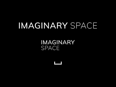 Imaginary Space Responsive Logo brand identity branding logo logotype responsive logo