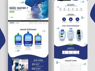 WATER WEB UI UX