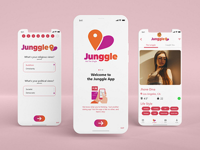 JUNGGLE APP UI UX