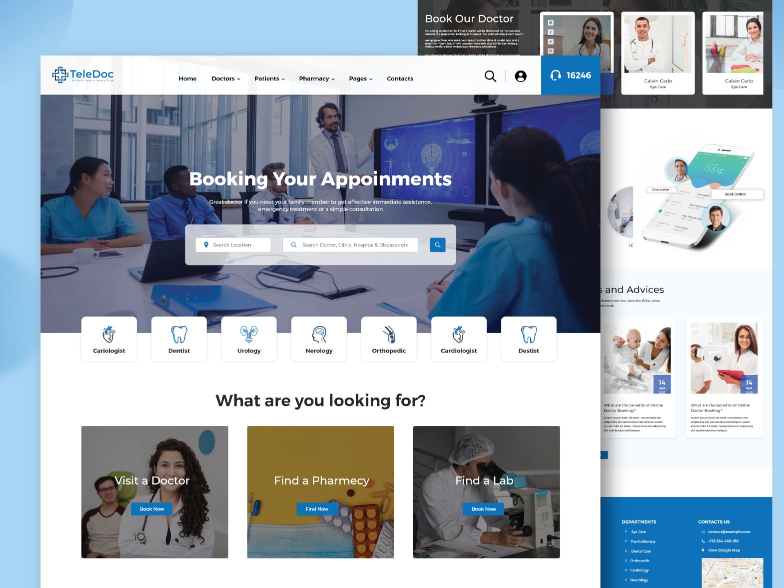 Medical Website - Doctor Appoinment UI Design by Md. Al Amin on Dribbble