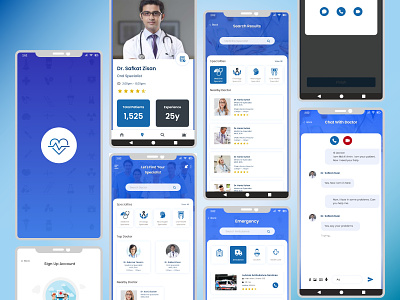 Medical App - Doctor Appointment App UI/UX Design clinic doctor appointment health healthcare hospital hospital app medical app medical app wireframe medical consultant medical specialist medicine modern design online appointment online booking patients payment prototype uidesign user friendly ux design