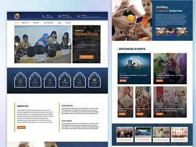 Islamic - Community Web UI Design