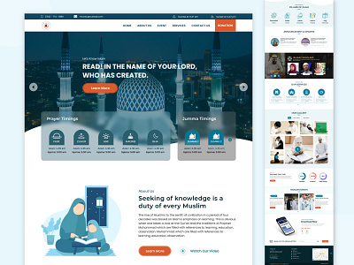 Islamic Landing Page