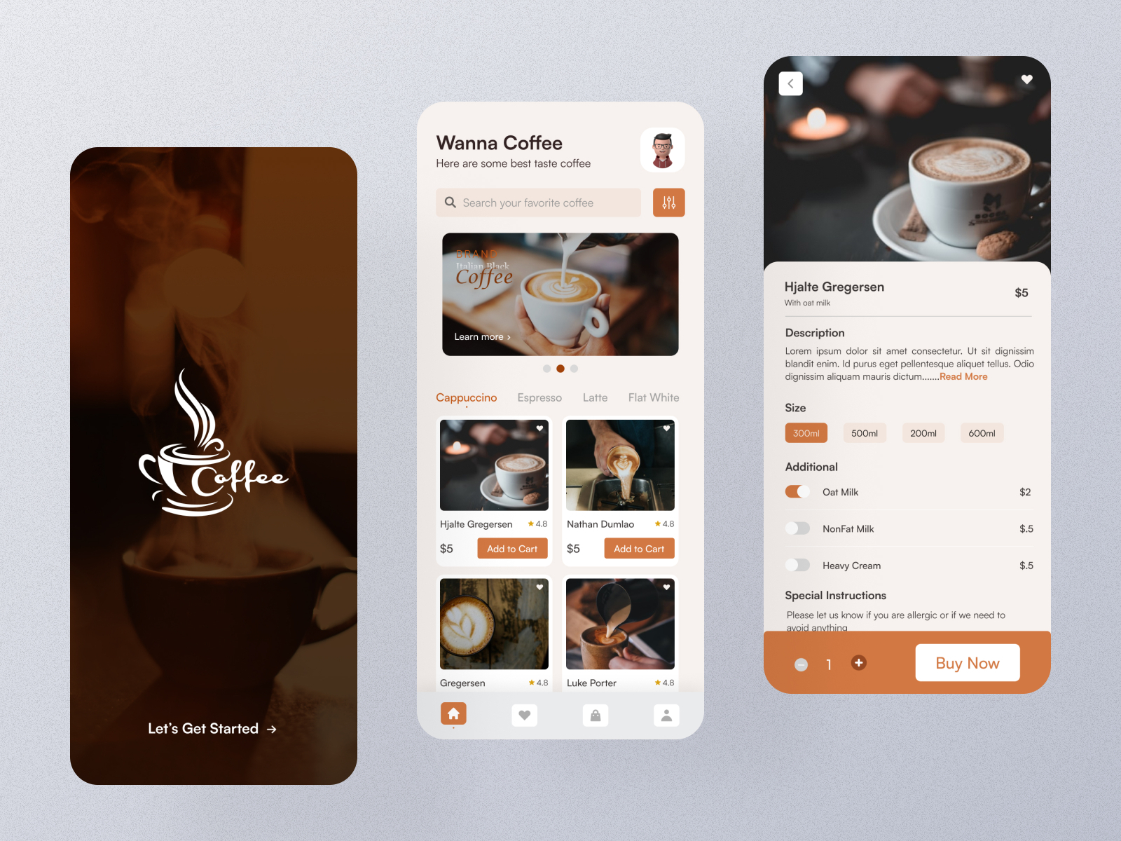 Coffee Order App by Md. Al Amin on Dribbble