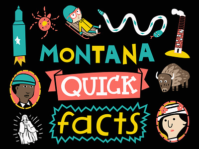Cover for my book 'Montana Quick Facts'