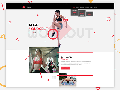FitMax | Fitness, Gym and Crossfit WordPress Theme aftereffects crossfit css design envato figma fitness gym helvetica html illustrator logo photoshop sport themeforest ui ux web website wordpress