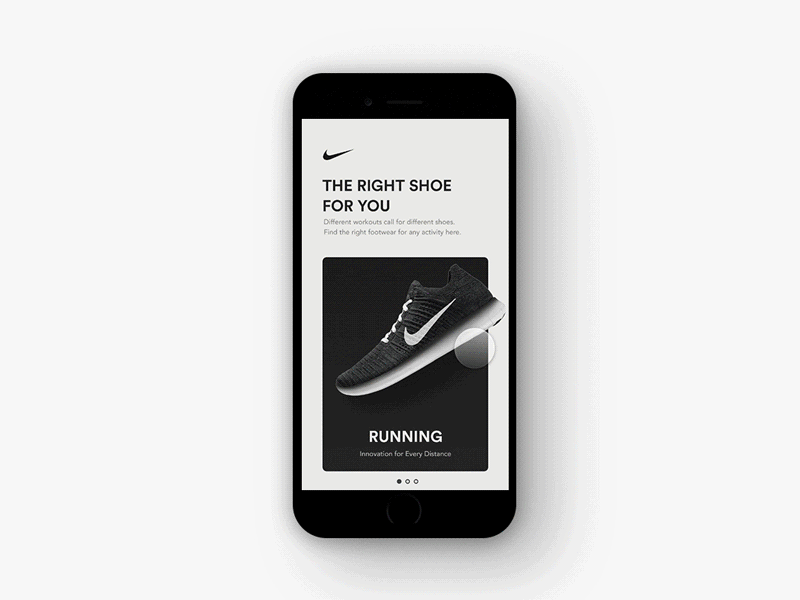 Nike - Prototype in Framer