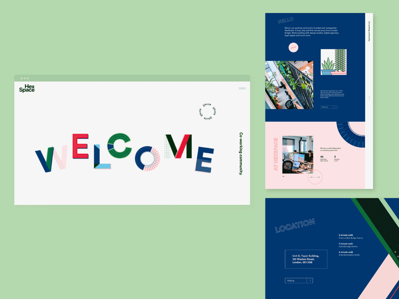 HexSpace Website Design