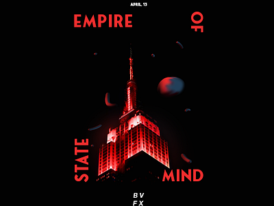 Empire State of Mind empire state building graphic design photoshop poster posterdesign print