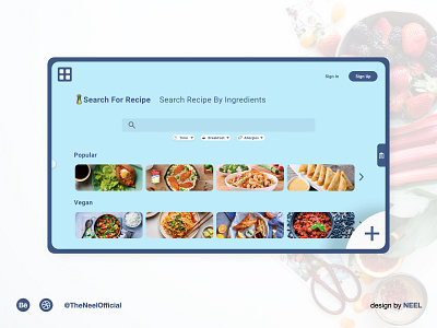 Recipe App UI