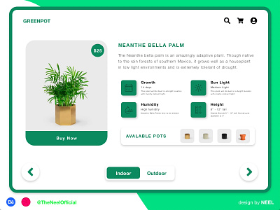 GreenPot - A plant shopping website adobexd app design e commerce website green plant plants product design shopping ui design user experience user experience design user experience prototype user experience ux user interface design uxd uxdesign web app web design