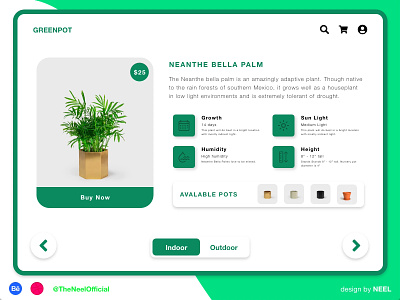 GreenPot - A plant shopping website