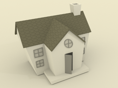 3D House 3d blender house render