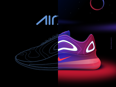 Nike Air Max 720 Illustrations illustrations nike nike air max nike shoes