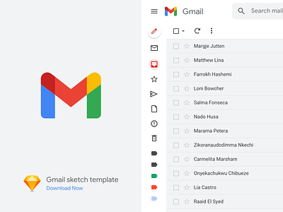 Gmail Sketch Template free gmail mockup resource sketch template ui