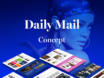 Daily Mail Redesign Concept concept daily mail mail online news news portal redesign
