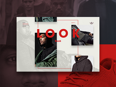 YEEZY Microsite Look book adidas kanye microsite ui website yeezy