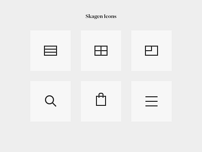 Skagen icons