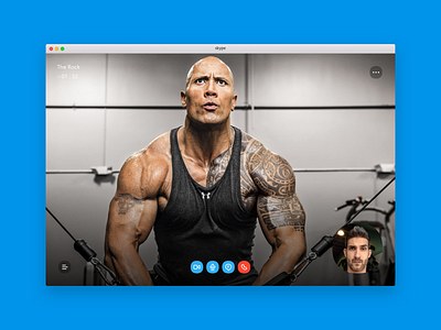 Skype for Mac Call application call facelift gui icons osx redesign skype ui