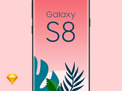 Samsung Galaxy S8 mockup free mobile mockup phone s8 samsung sketch template