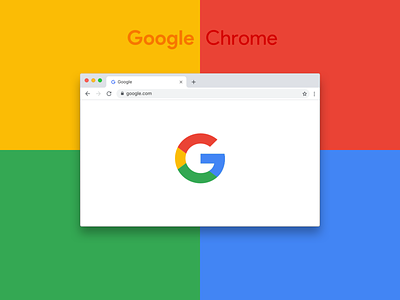 New Google Chrome Browser — Free sketch file aplication browser chrome design download free free sketch google google chrome interface mockup resource sketch source template ui window