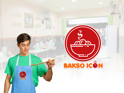 Bakso Icon branding design graphic design logo