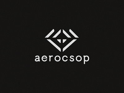Logo redesign for aircraft design bureau Aeroscop branding drone logo logodesign