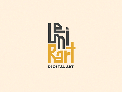 Logo Lemi Rart branding logo typography