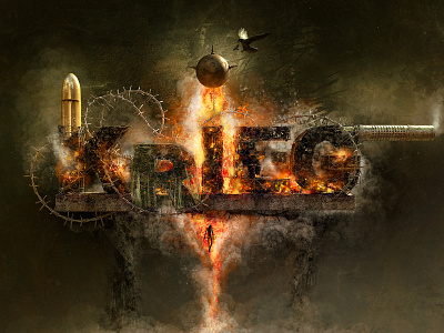 KRIEG 3dsmax photoshop