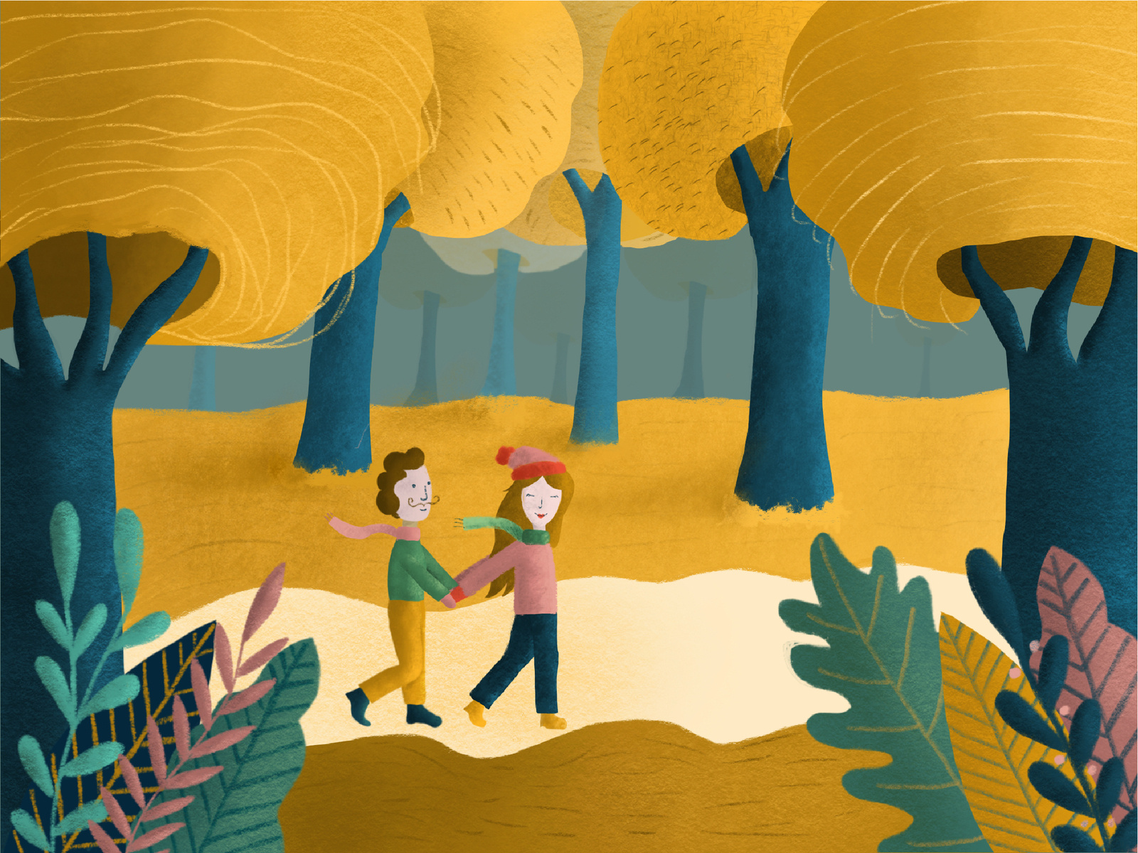 Autumn by Azul Darrás on Dribbble