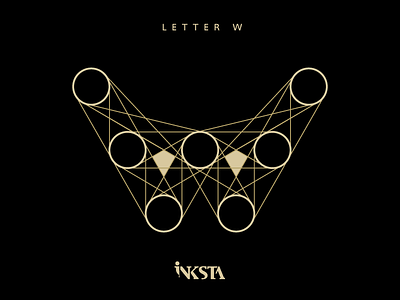 Tangent - letter W