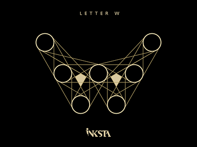 Tangent - letter W