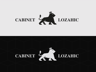 Lozahic - early concept branding concept consulting formation leadership lion logo lozahic management marketing