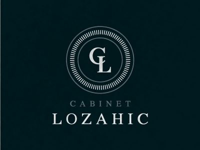 Logotype Cabinet Lozahic branding concept consulting formation leadership logo lozahic management marketing