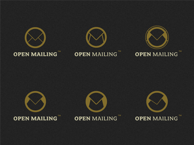 OpenMailing logo concepts branding clean concept effective emailing hosting logo logotype mailing newsletter opensource routing simple
