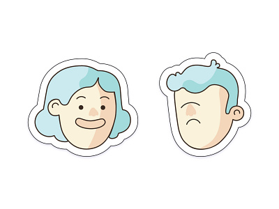 Illustrations for stickers